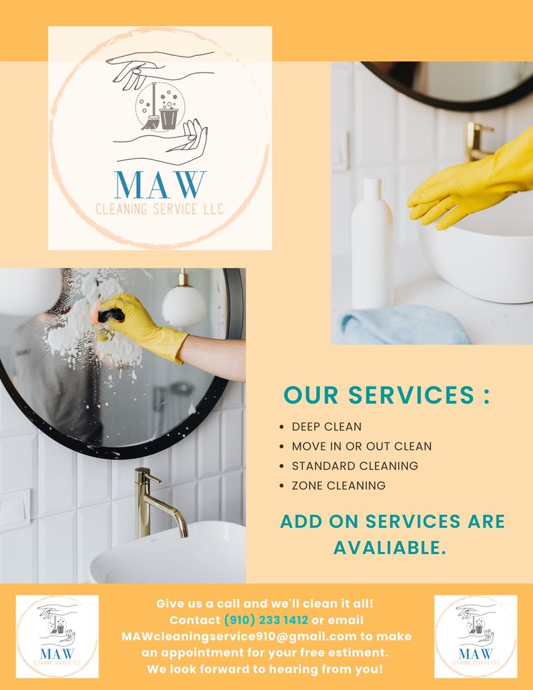 MAW CLEANING SERVICE Request a Quote Leland, North Carolina Home