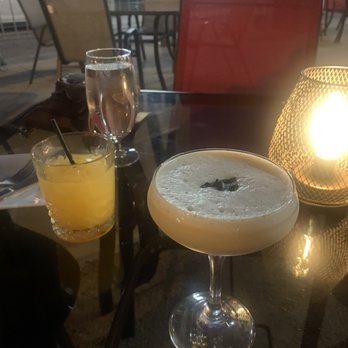 The Mystic Kitchen & Tasting Room - Espresso martini and amaretto and orange juice - Cocktail Bars Near Me - Bloomington, Illinois