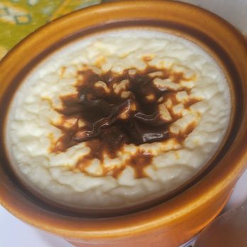 Istanbul Grill - Firin Sutlac (a popular Turkish baked rice pudding) - served cold, very refreshing - Turkish Near Me - Houston, Texas