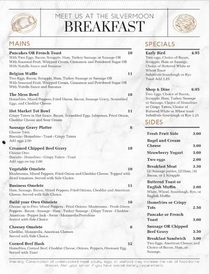 Menu photo 2 Silvermoon Restaurant Lewisburg, PA Menu photo 2 Silvermoon Restaurant Lewisburg, PA