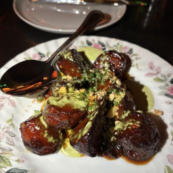 Checker Hall - Sticky Japanese potatoes - Mediterranean Near Me - Los Angeles, California