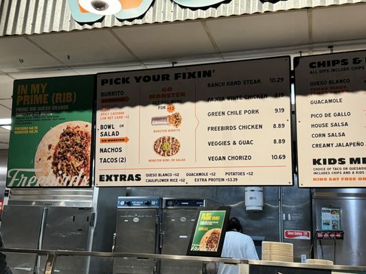 Menu photo 2 Freebirds World Burrito Dallas, TX