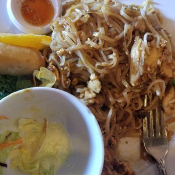 Bangkok Kitchen Thai Restaurant - Chicken pad thai! Soooo good! - Thai Near Me - Avon, Indiana