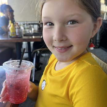The Hub Eats & Drinks - Shirley temple and a super cute kid - American Near Me - Sacramento, California The Hub Eats & Drinks - Shirley temple and a super cute kid - American Near Me - Sacramento, California
