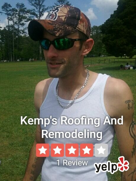 Slide of Kemp's Roofing