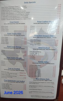 Menu photo 3 Texas Seafood & Steakhouse Somerville, TX Menu photo 3 Texas Seafood & Steakhouse Somerville, TX