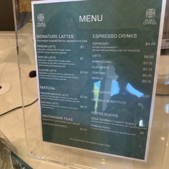 Hijau Coffee - Drinks Menu - Coffee & Tea Near Me - San Jose, California Hijau Coffee - Drinks Menu - Coffee & Tea Near Me - San Jose, California