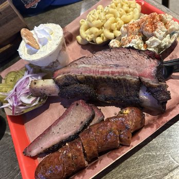 Terry Black's Barbecue - Waco - Mac & Cheese, Potato Salad, Hot Link, Brisket, Beef Rib - Barbeque Near Me - Waco, Texas