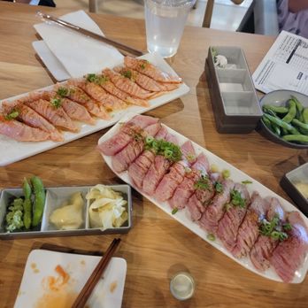 Sushi One Spot - Sear tuna & Salmon sashimi - Sushi Bars Near Me - Corona, California Sushi One Spot - Sear tuna & Salmon sashimi - Sushi Bars Near Me - Corona, California