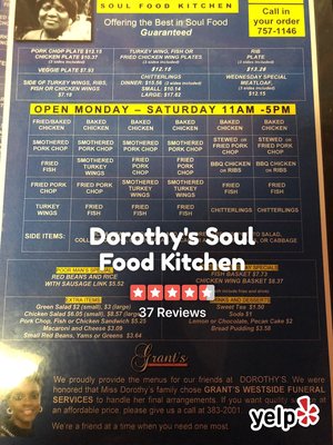 Menu photo 6 Dorothy's Soul Food Kitchen Baton Rouge, LA Menu photo 6 Dorothy's Soul Food Kitchen Baton Rouge, LA