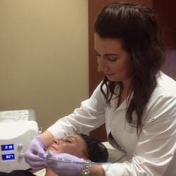 Duly Health and Care - Melissa Lounsbury, LE performing a SilkPeel treatment!