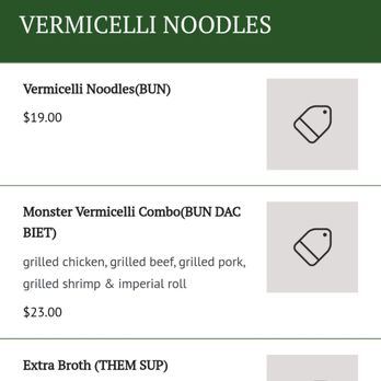 Monster Pho - Vermicelli menu - Vietnamese Near Me - Oakland, California Monster Pho - Vermicelli menu - Vietnamese Near Me - Oakland, California
