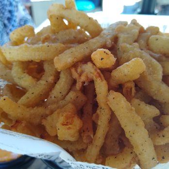 Oakside - Onion Straws....ton of 'em - Seafood Near Me - Big Bear Lake, California