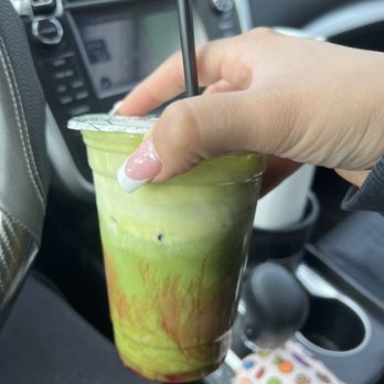 Avalon Cafe & Boba - Rose Matcha - Bubble Tea Near Me - Carson, California Avalon Cafe & Boba - Rose Matcha - Bubble Tea Near Me - Carson, California