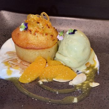 etch - Vanilla Almond cake with green tea ice cream - New American Near Me - Nashville, Tennessee