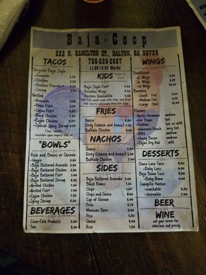 Menu photo 3 Baja Coop Dalton, GA Menu photo 3 Baja Coop Dalton, GA