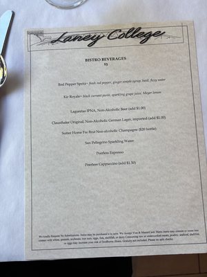Menu photo 5 Laney Bistro Oakland, CA