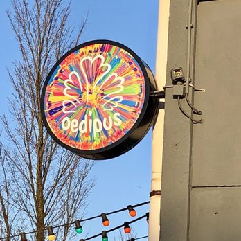 Oedipus Brewing - Outside sign. - Breweries Near Me - Amsterdam, New Hampshire