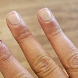 Look at the polish chipped away and they are not even 20 hours old