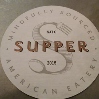 Supper - Cool coaster - New American Near Me - San Antonio, Texas Supper - Cool coaster - New American Near Me - San Antonio, Texas