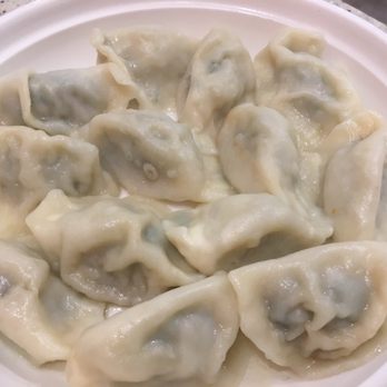 Ding's Kitchen - T2: Pork, Chives, Shrimp Dumplings (12pcs/$11.99)- 3/5 stars - Taiwanese Near Me - Sunnyvale, California