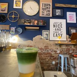 Iced Peach Cobbler Matcha and vibes Iced Peach Cobbler Matcha and vibes