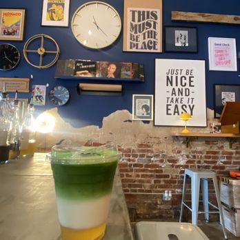 The Good Water & Coffee - Iced Peach Cobbler Matcha and vibes - Water Stores Near Me - Gardena, California The Good Water & Coffee - Iced Peach Cobbler Matcha and vibes - Water Stores Near Me - Gardena, California