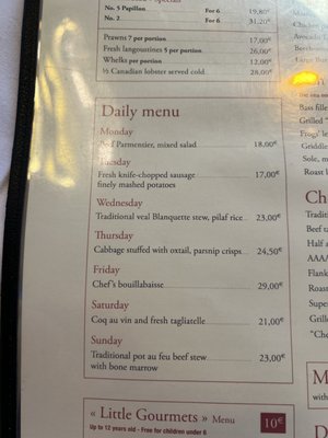 Menu photo 3 Chez André Paris, 75