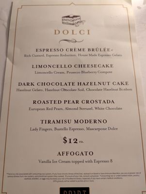 Menu photo 1 Saint St. Augustine, FL