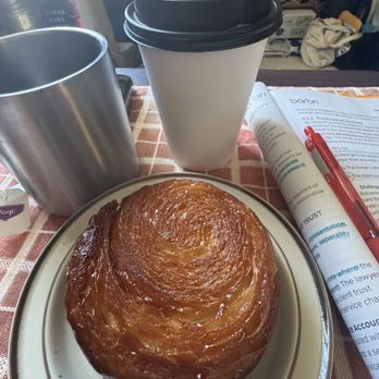 Breck's - Pastry from Arsicault and latte from Breck's to pair it with - Coffee & Tea Near Me - San Francisco, California