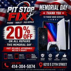 Pit Stop Fix - Memorial day Thank you