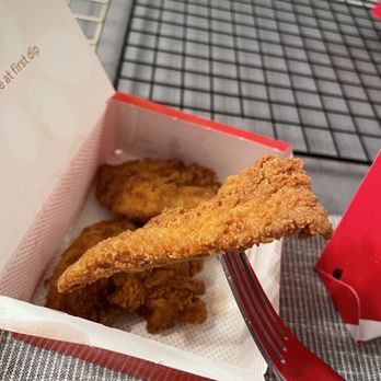 Chick-fil-A - ows a fork in a box of fried chicken - Fast Food Near Me - Lynchburg, Virginia Chick-fil-A - ows a fork in a box of fried chicken - Fast Food Near Me - Lynchburg, Virginia