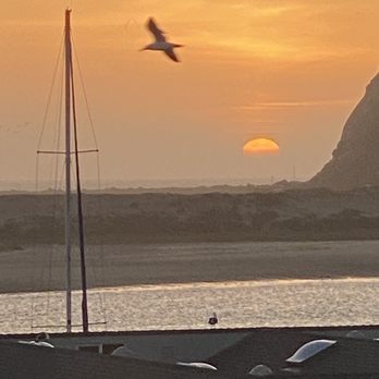 Dorn's Original Breakers Cafe - View of Morro Bay at sunset from Dorn's Breakers Cafe on Friday, April 22, 2022 - Seafood Near Me - Morro Bay, California Dorn's Original Breakers Cafe - View of Morro Bay at sunset from Dorn's Breakers Cafe on Friday, April 22, 2022 - Seafood Near Me - Morro Bay, California