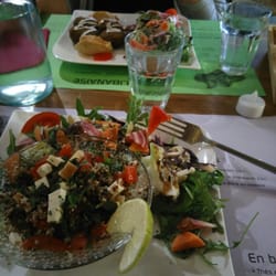 L'Arbousier - Tabouleh detox + Falafel & Houmous