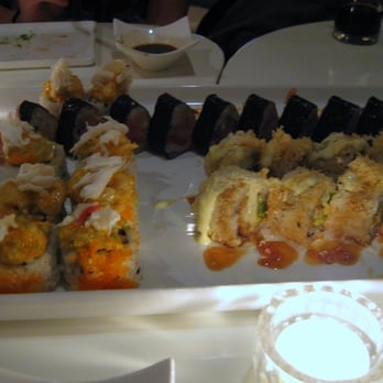 Friends Sushi - L: Jazz Roll; Center: Hot Triangle; R: Crispy Creamy - Sushi Bars Near Me - Chicago, Illinois Friends Sushi - L: Jazz Roll; Center: Hot Triangle; R: Crispy Creamy - Sushi Bars Near Me - Chicago, Illinois