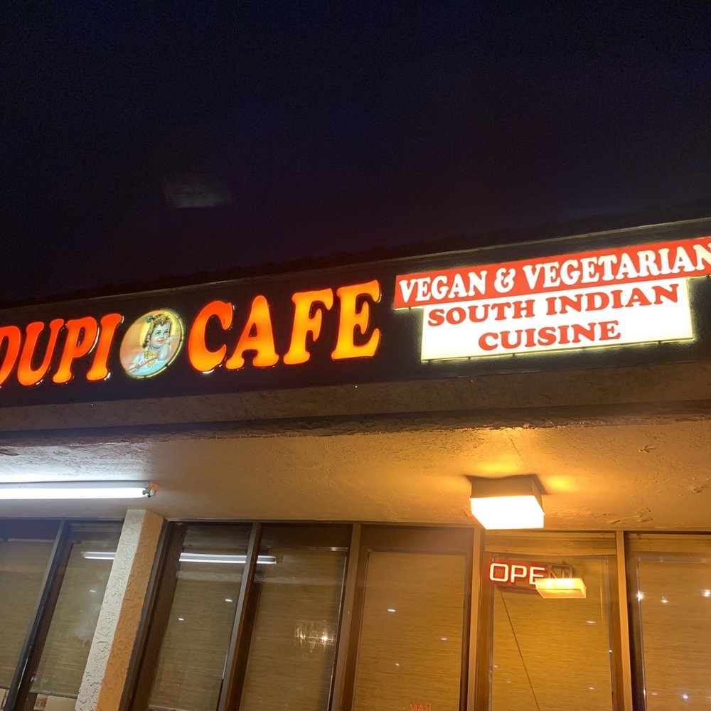 Udupi Indian Vegetarian & Vegan Cuisine - Sign - Indian Near Me - Tempe, Arizona Udupi Indian Vegetarian & Vegan Cuisine - Sign - Indian Near Me - Tempe, Arizona