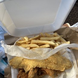 Fish and chicken wings Fish and chicken wings