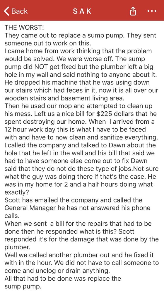 Slide of SAK Electric & Plumbing