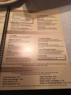 Menu photo 2 Zianos Italian Eatery Fort Wayne, IN