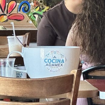 Cocina Adamex - That is the giant cup that you can get with hot chocolate or coffee - Mexican Near Me - Phoenix, Arizona