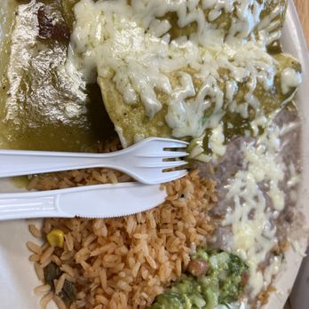 Perla's Taqueria - Green sauce Enchiladas Combo - Mexican Near Me - Mission Viejo, California Perla's Taqueria - Green sauce Enchiladas Combo - Mexican Near Me - Mission Viejo, California