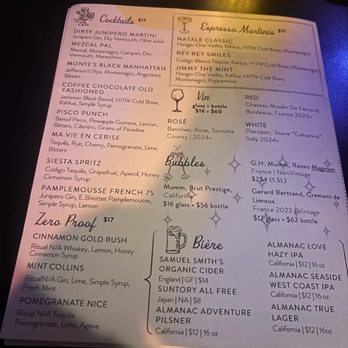 Lillie Coit's - Menu - French Near Me - San Francisco, California