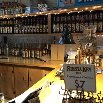 Siesta Key Rum - Merch area. Pic taken late 2010s (pricing) - Distilleries Near Me - Sarasota, Florida Siesta Key Rum - Merch area. Pic taken late 2010s (pricing) - Distilleries Near Me - Sarasota, Florida