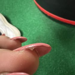 Modish Nails & Spa - Acrylic application not cleaned up because lady was rushing