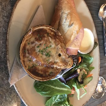 Pierrot Gourmet - PG lunch special with onion soup and baguette jambon fromage. Perfection! - Coffee & Tea Near Me - Chicago, Illinois Pierrot Gourmet - PG lunch special with onion soup and baguette jambon fromage. Perfection! - Coffee & Tea Near Me - Chicago, Illinois
