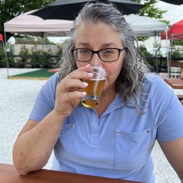 Wifey tasting her flight Wifey tasting her flight