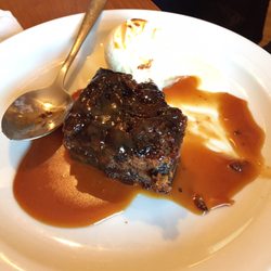 The Crown Northill - Sticky toffee pudding (after a bite)