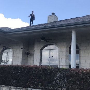 Wright Brothers Roofing - Checking a roof in Lago Vista - Roofing Near Me Wright Brothers Roofing - Checking a roof in Lago Vista - Roofing Near Me