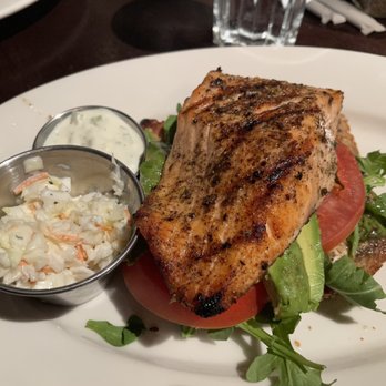 Wildfire - Open-Faced Mediterranean Salmon Sandwich - Steakhouses Near Me - Oak Brook, Illinois