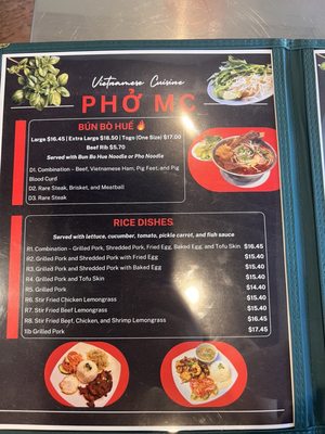 Menu photo 4 Pho MC Irving, TX